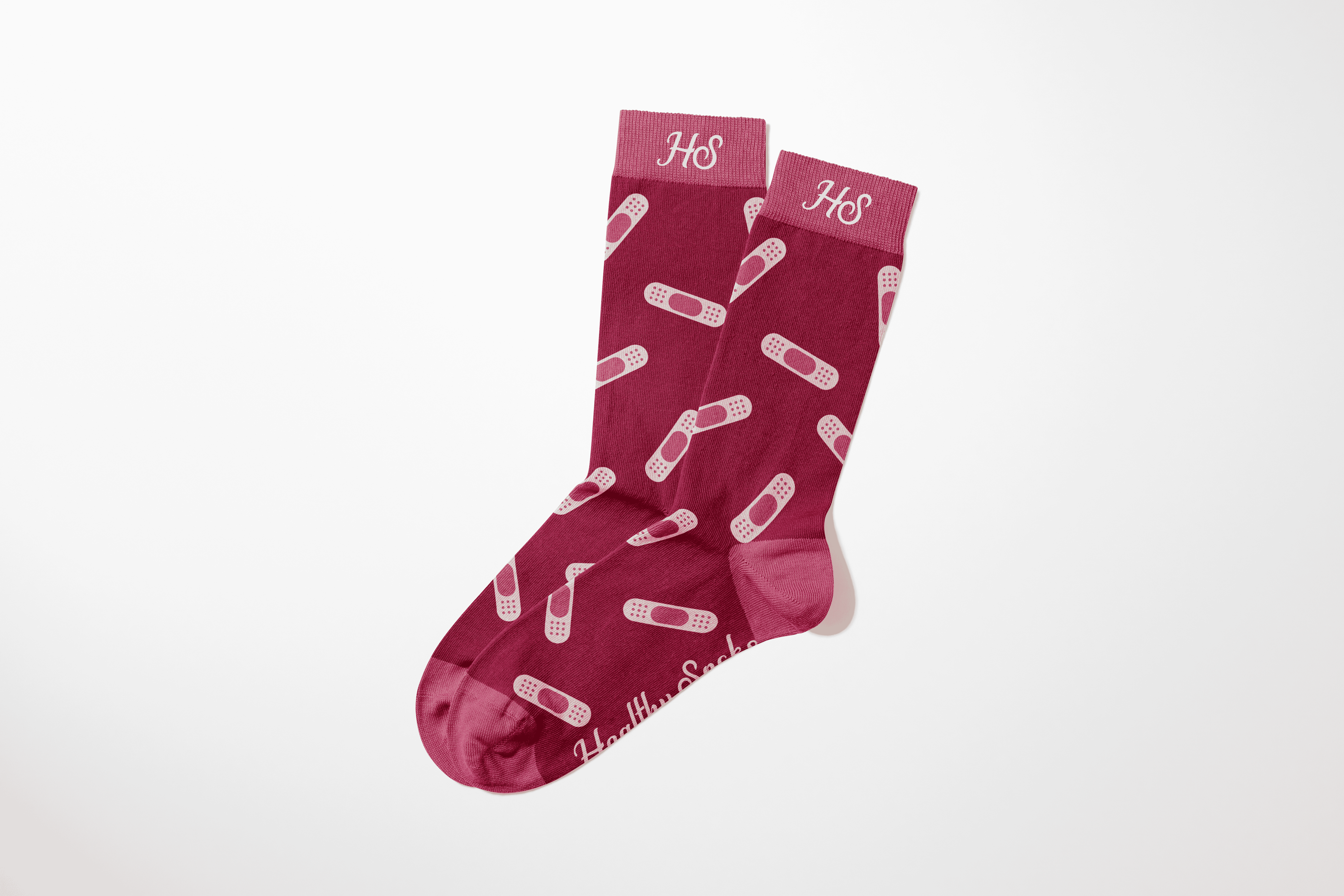 Pflastersocken – Rosa Edition