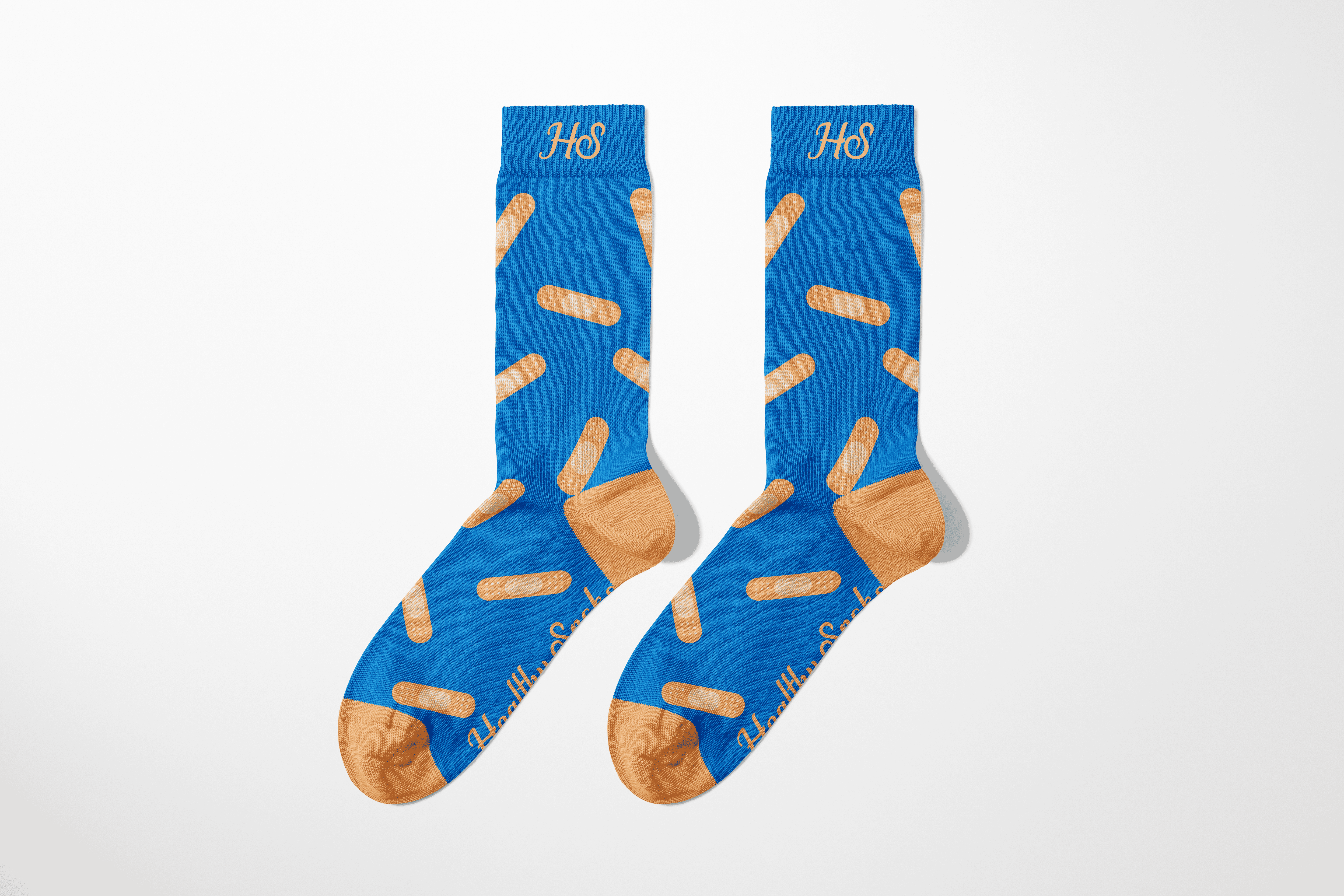 Plaster Socks – Blue Edition