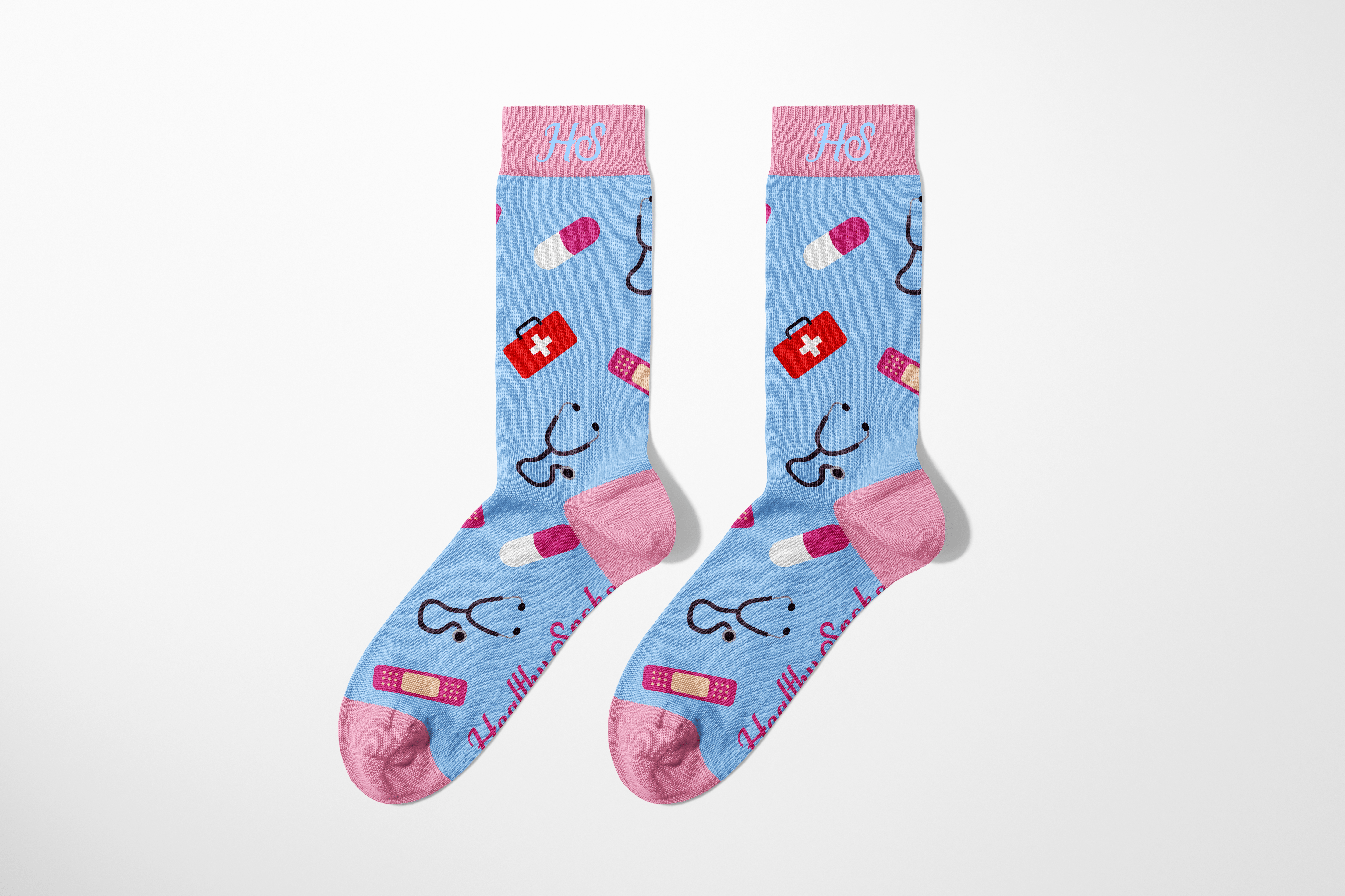 Nurse Socks – Pink Edition