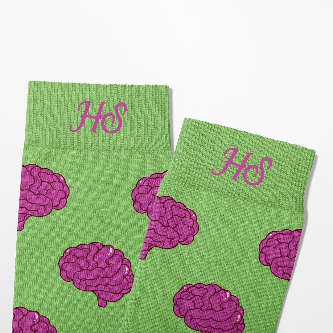 Cerebro-Socken – Grüne Edition