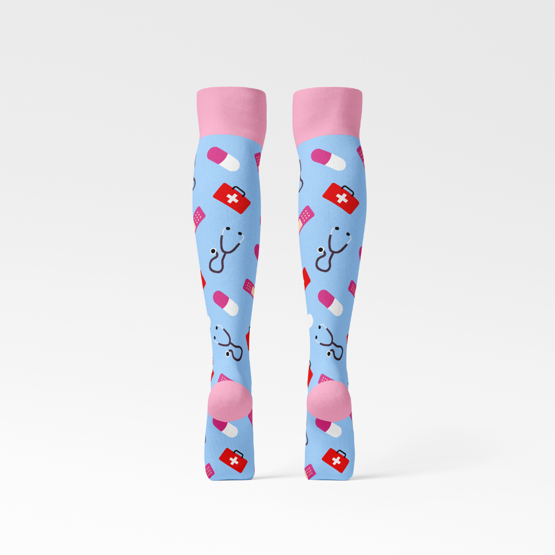 Compression Socks Nurse – Pink Edition