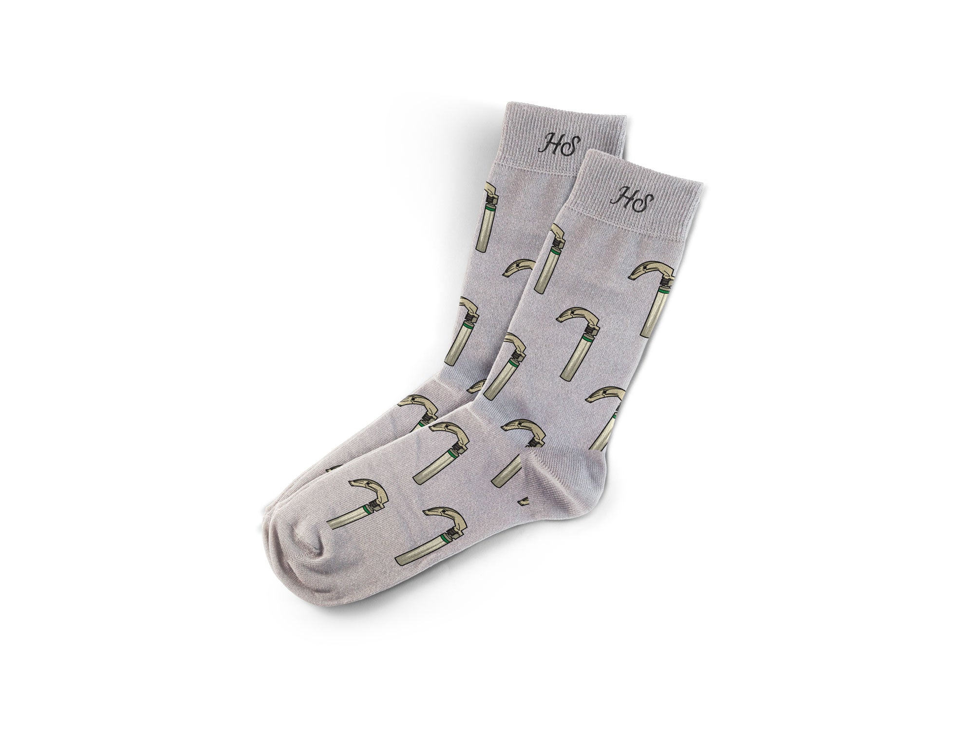 Laryngoskop-Socken – Grau Edition