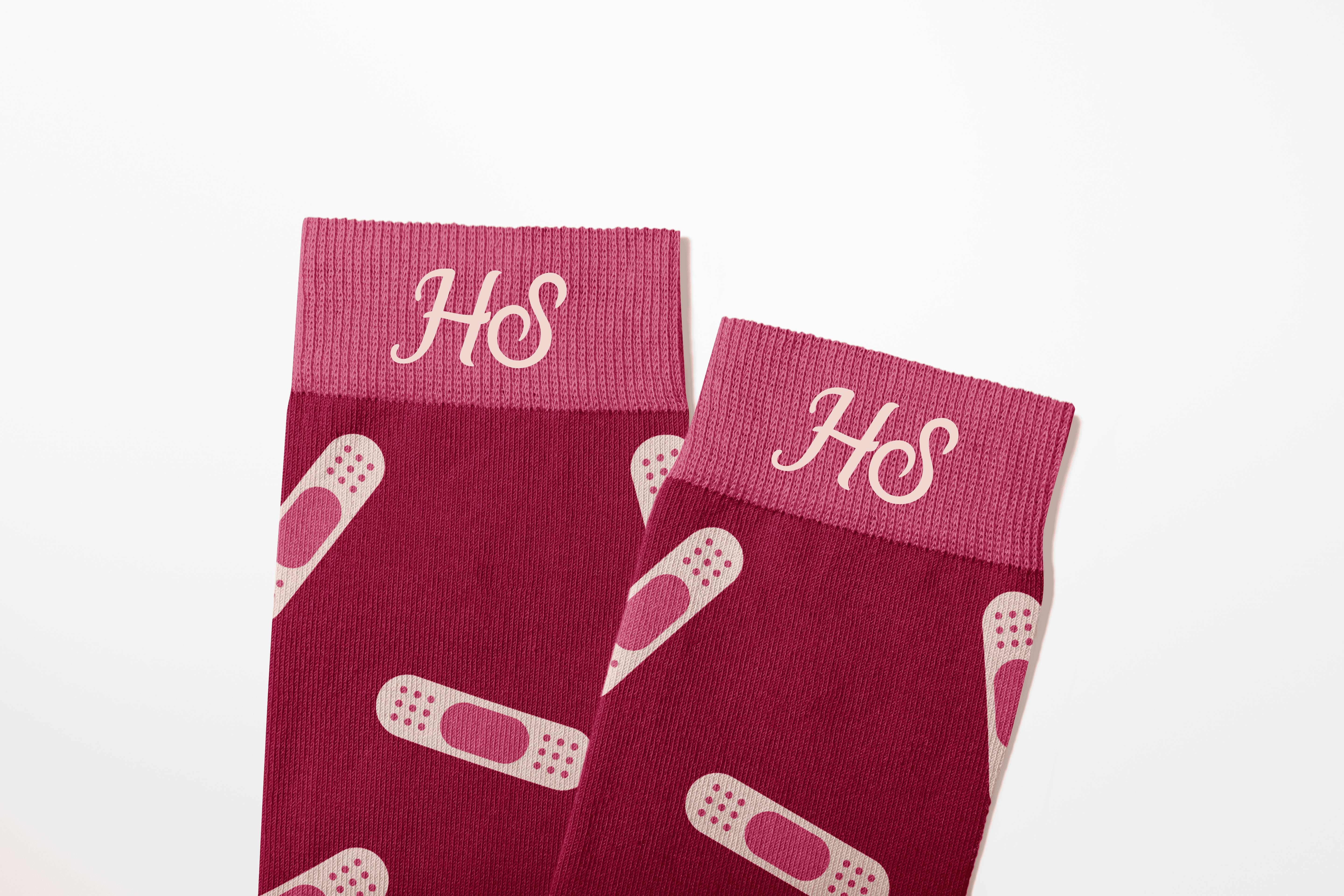 Pflastersocken – Rosa Edition