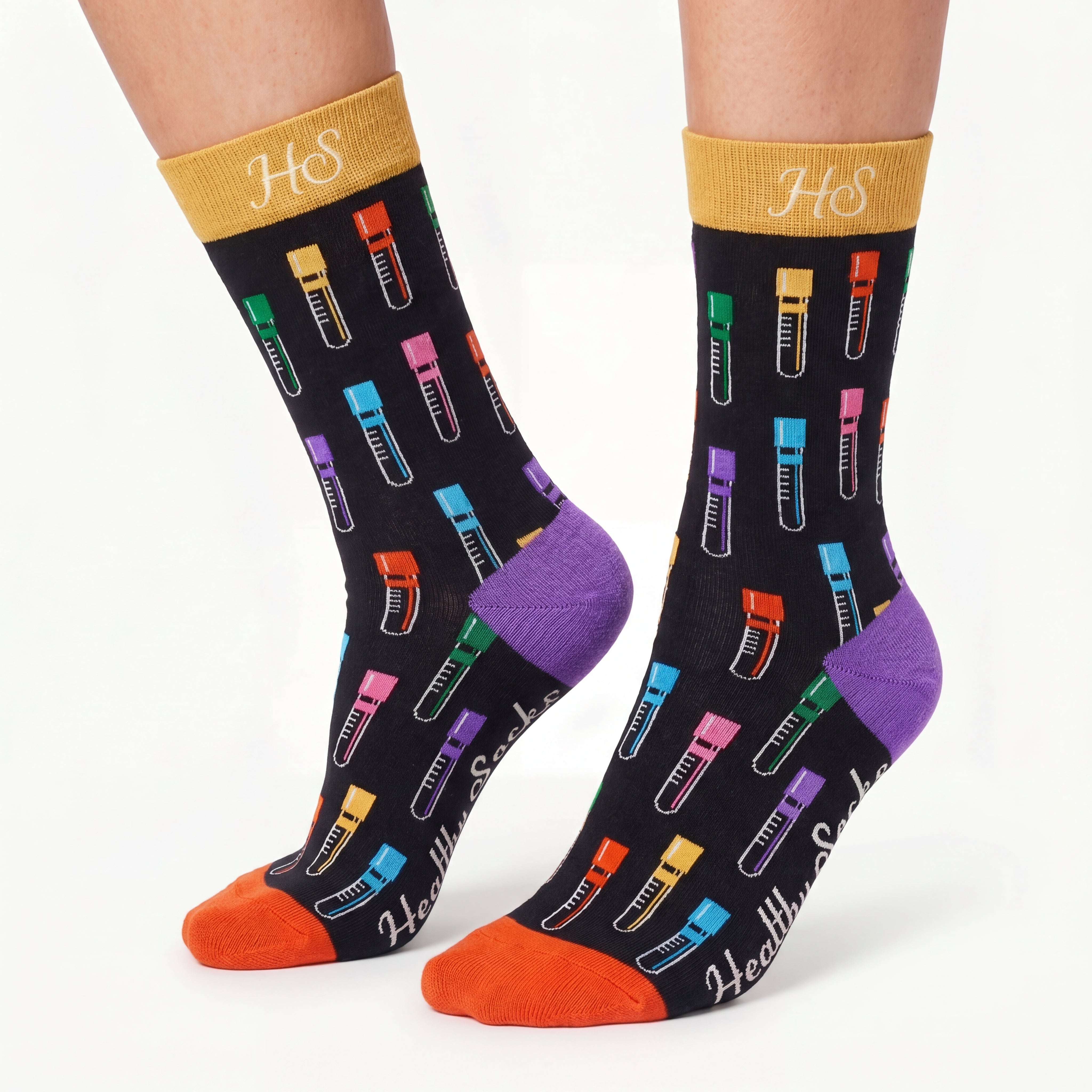 Blutentnahmeröhrchen-Socken