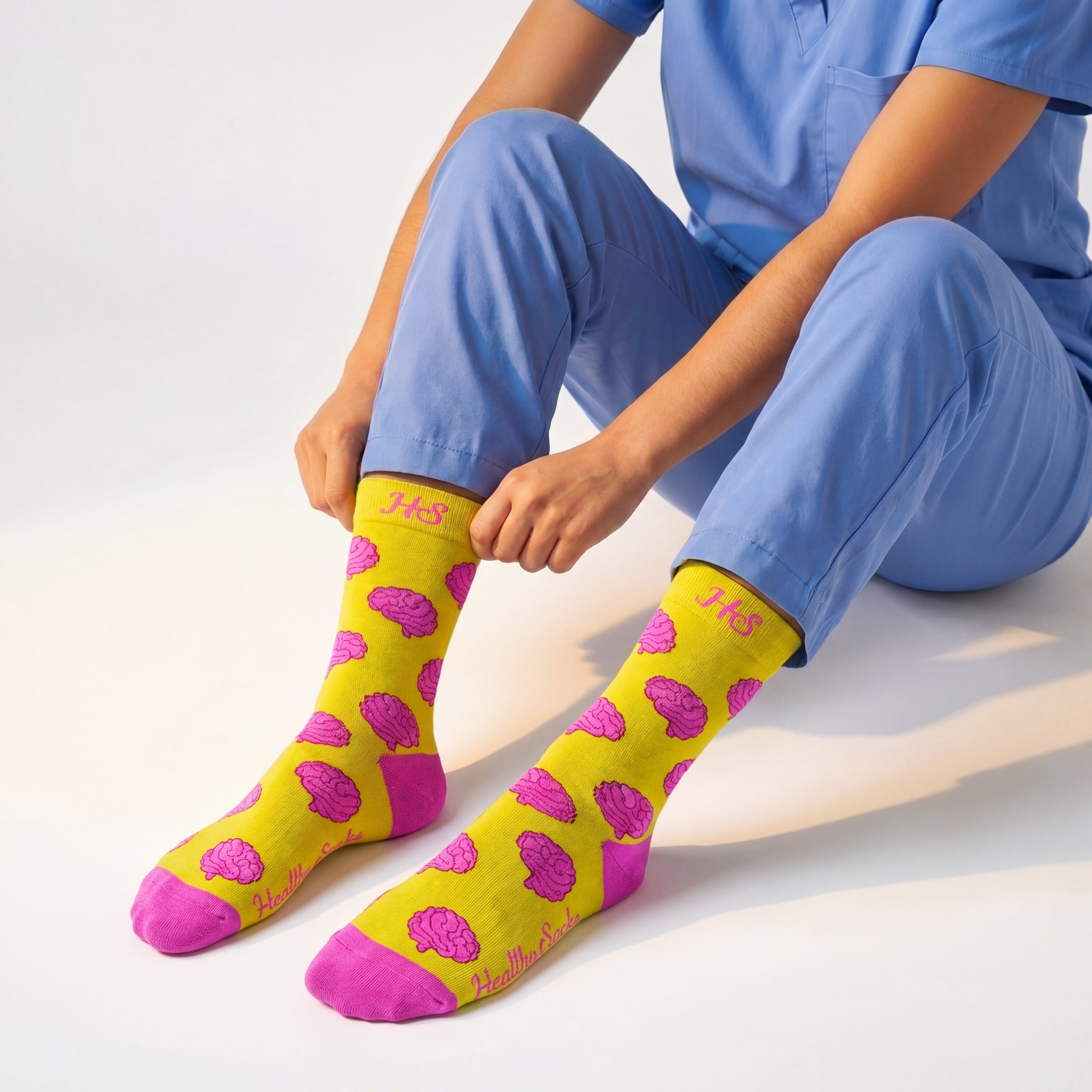 Cerebro-Socken – Gelbe Edition