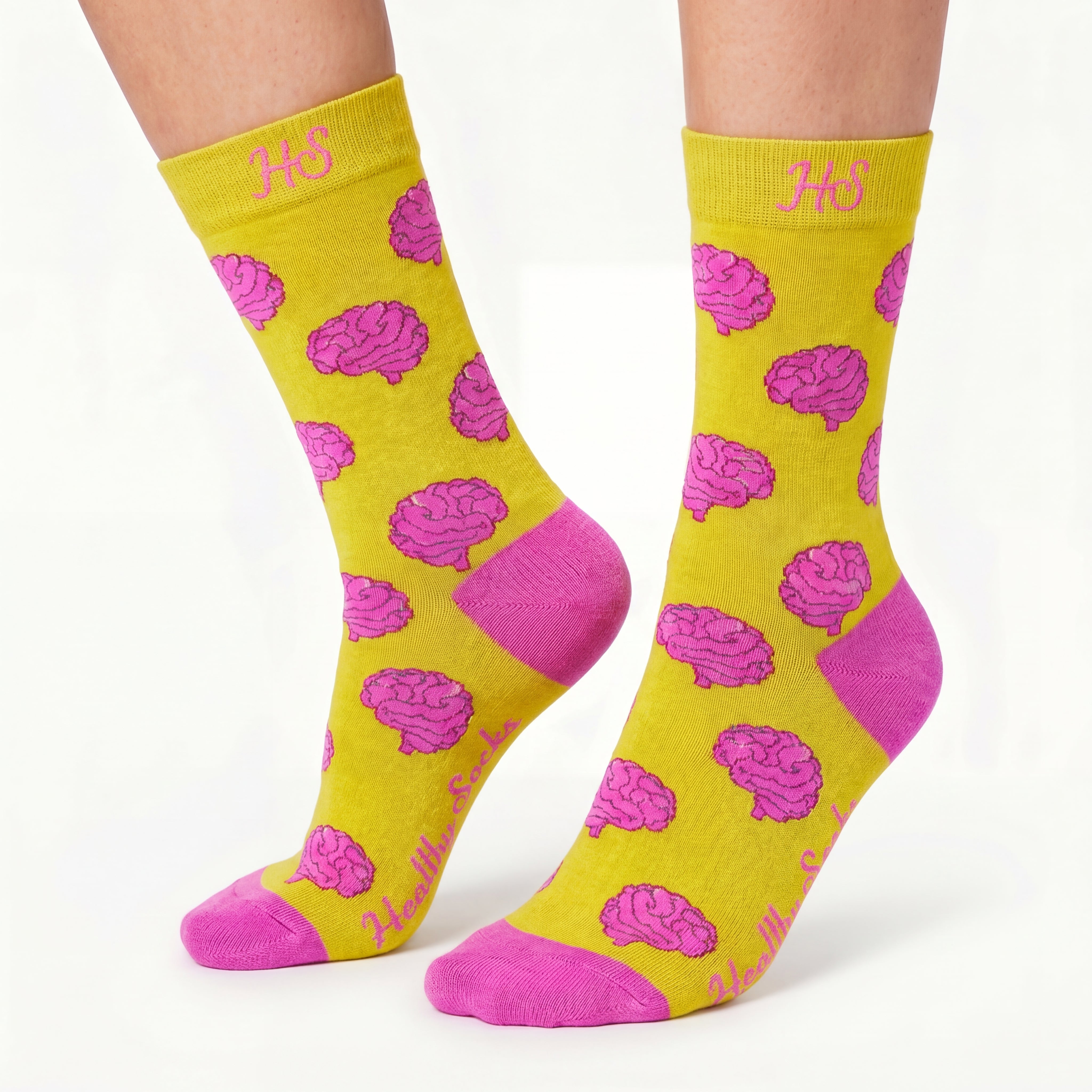 Cerebro-Socken – Gelbe Edition