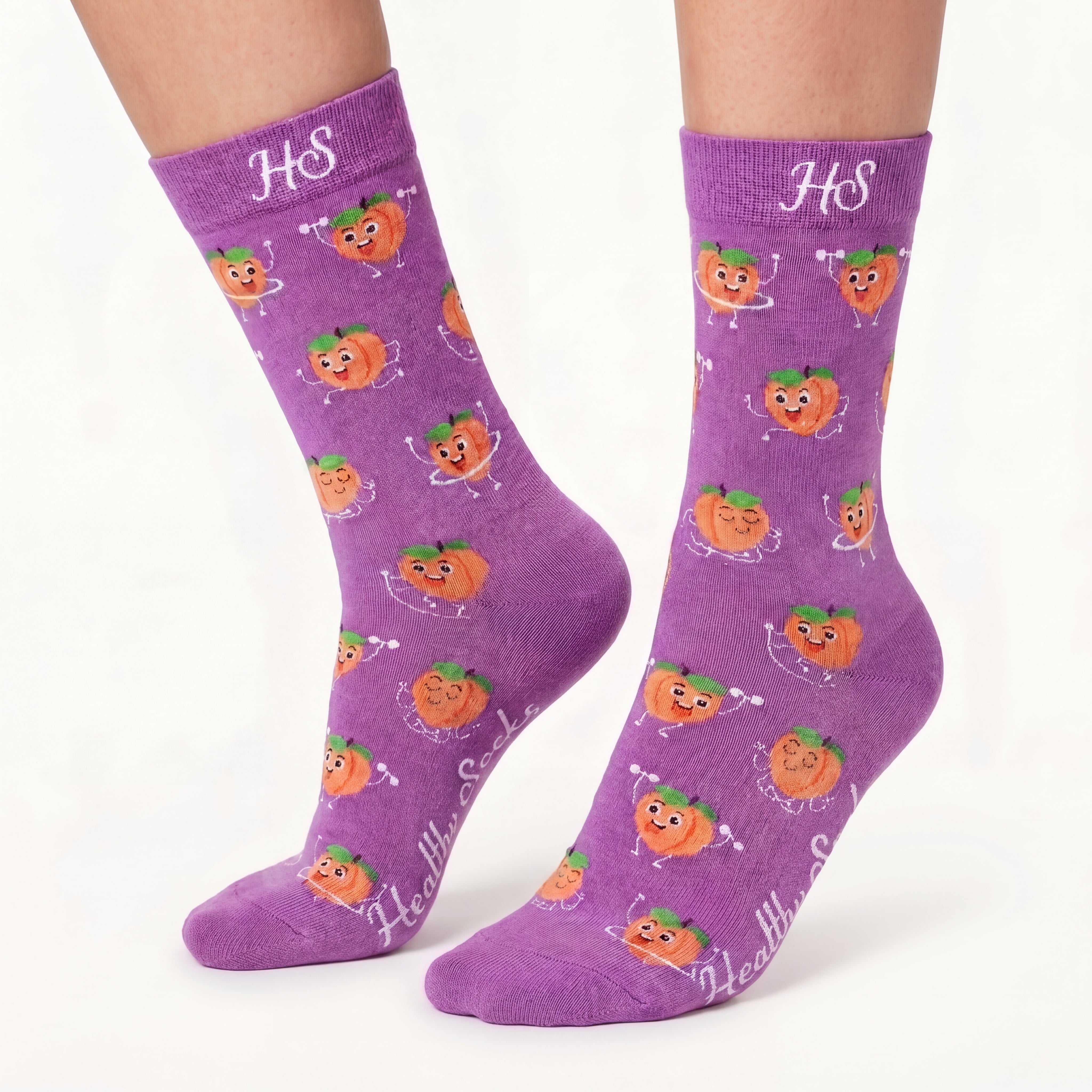 Healthy-Life-Socken – Pfirsich