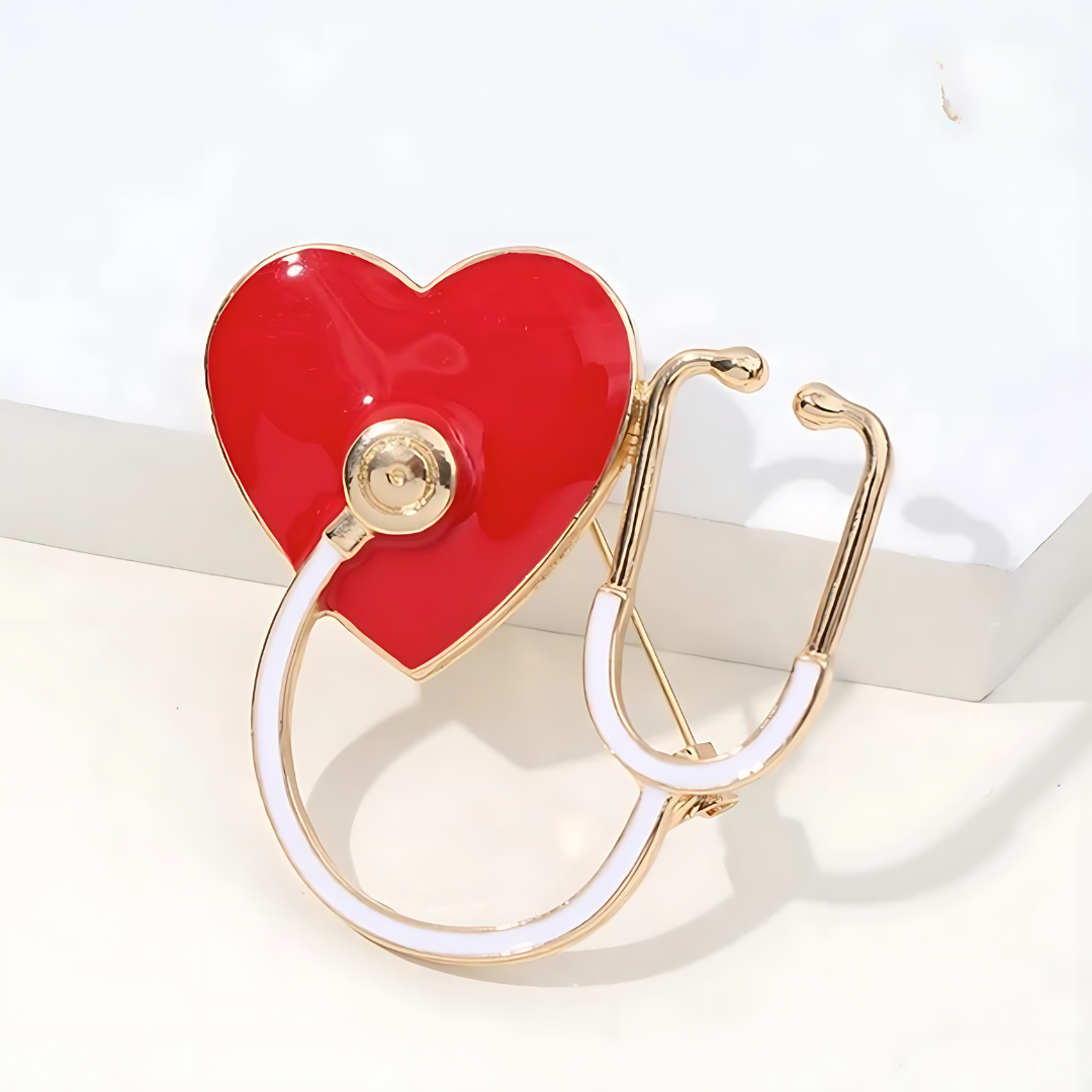 Heartbeat Heroes Pin – White Edition
