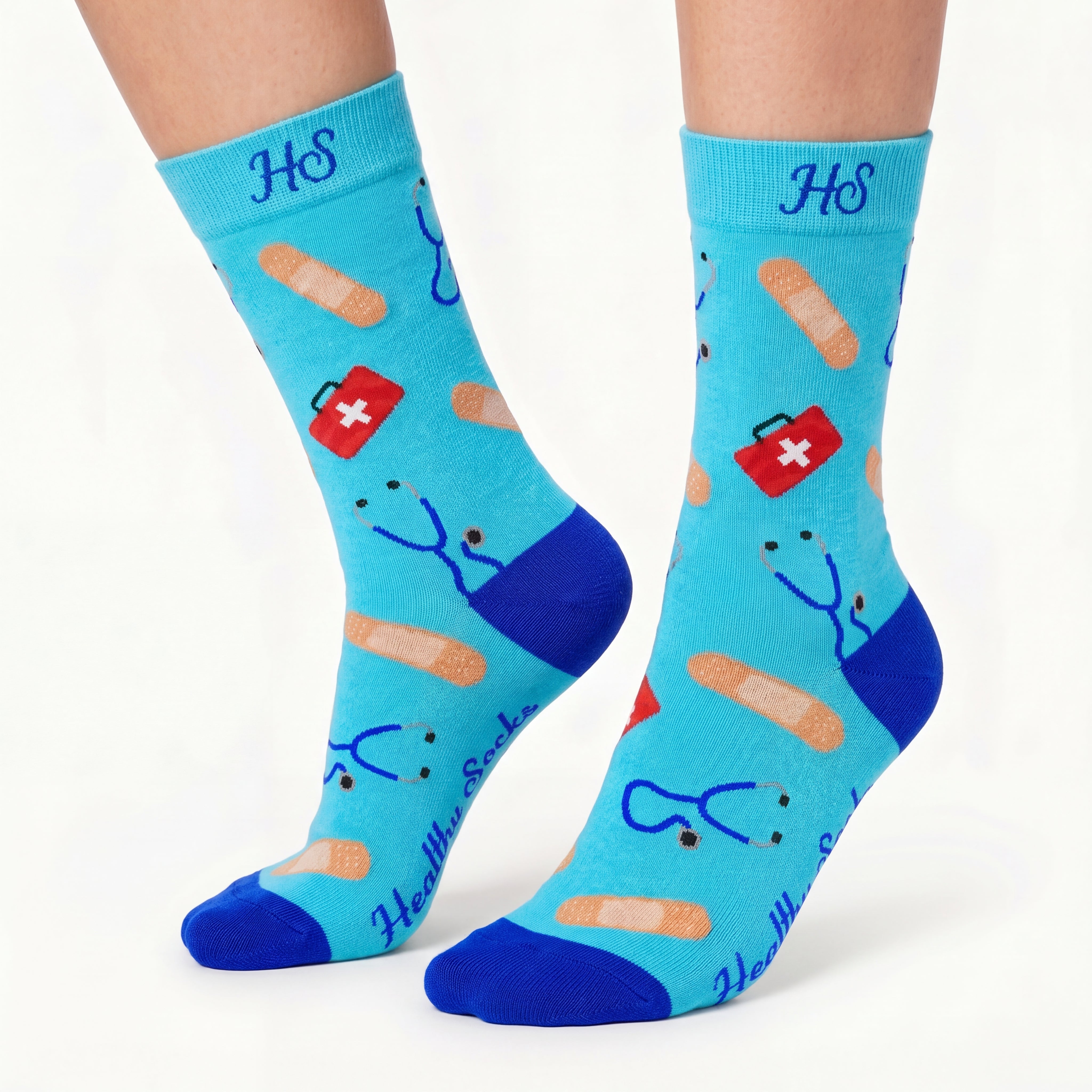 Krankenschwester-Socken – Blaue Edition`