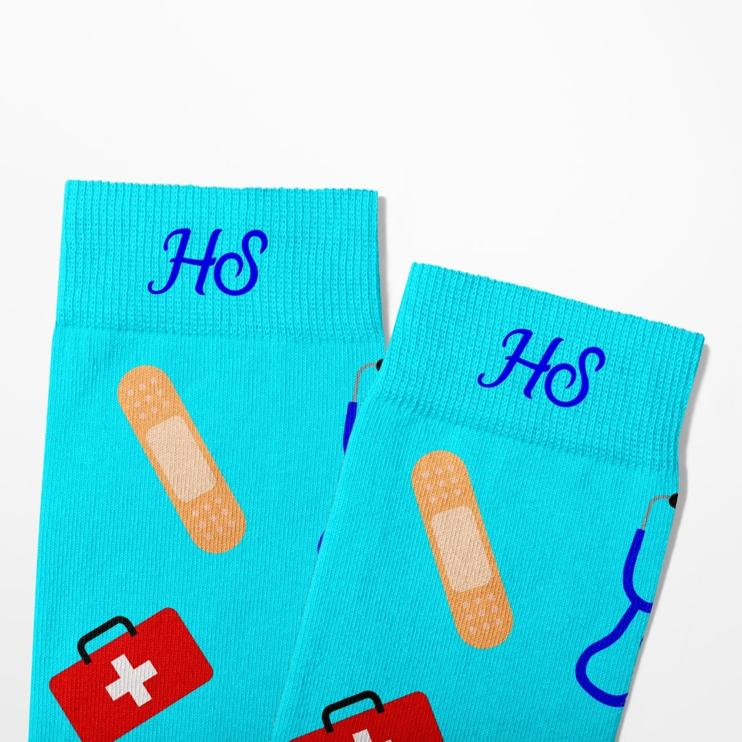 Krankenschwester-Socken – Blaue Edition`